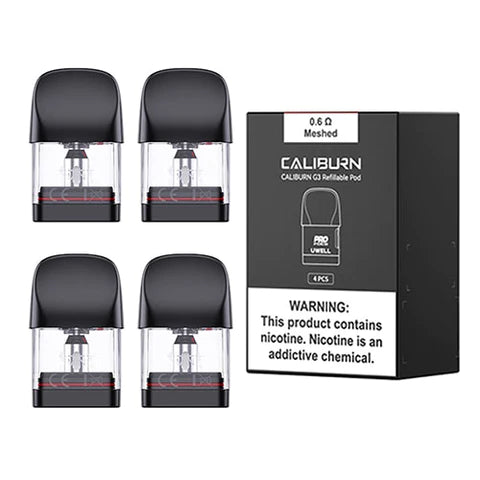 UWELL CALIBURN G3/GK3 REPLACEMENT PODS-Pack of 4 | Indian Vape