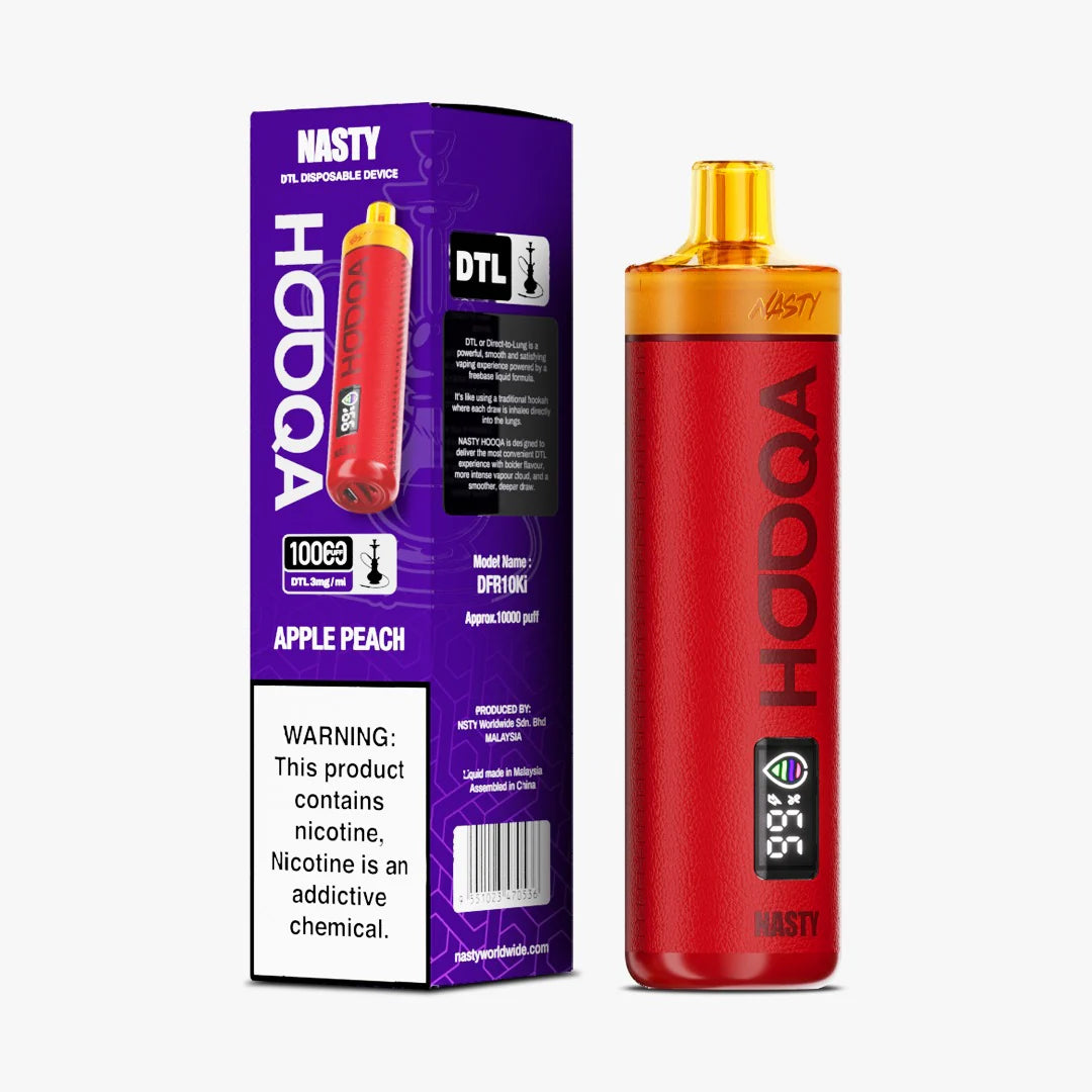 Nasty HOOQA DTL 10k puff | 3MG | Disposable | Indian Vape