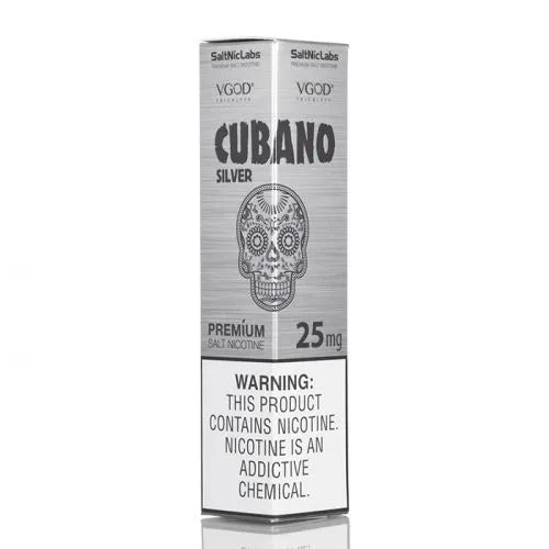 Cubano Silver - Vgod Salt | 30ML | 25MG 50MG | Indian Vape