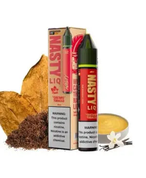 Nasty LIQ - Custard Tobacco | 30ML | 35MG 50MG | Indian Vape