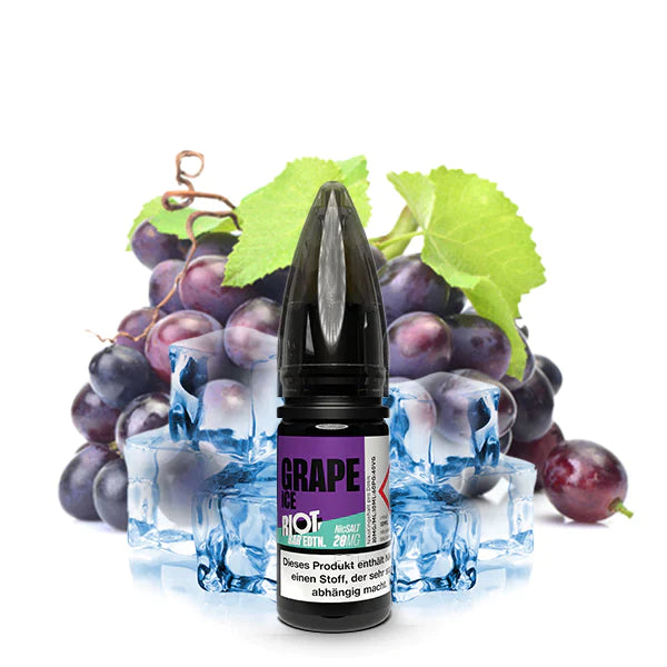 Grape Ice - Riot | 30ML | 20MG,48MG | Indian Vape Ninja Indian Vape Ninja