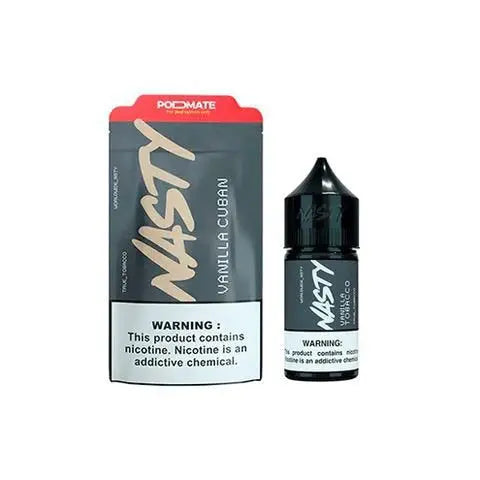 Vanilla Cuban by Nasty Podmate Salt | 30ML | 35MG 50MG | Indian Vape Ninja Indian Vape Ninja